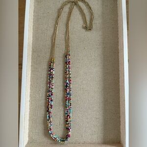 Loft Multicolor Beaded Necklace